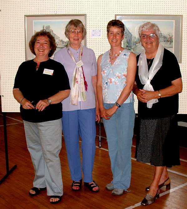 The founders of the Burton-in-Kendal Art and Craft Society in 2005